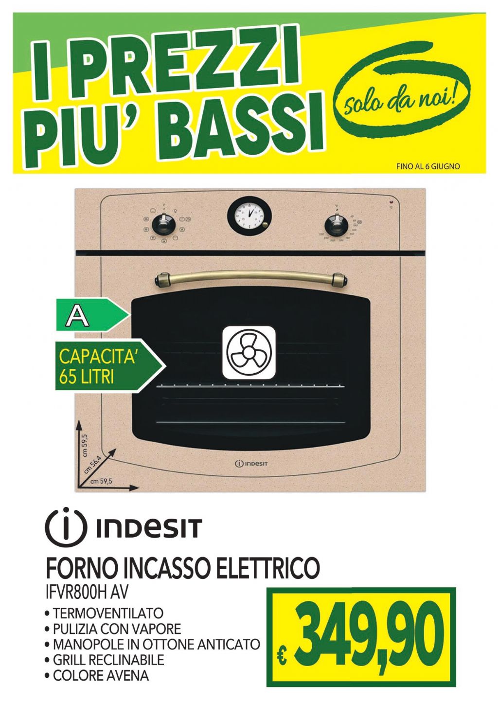 FORNO INDESIT AVENA IFVR800HAV